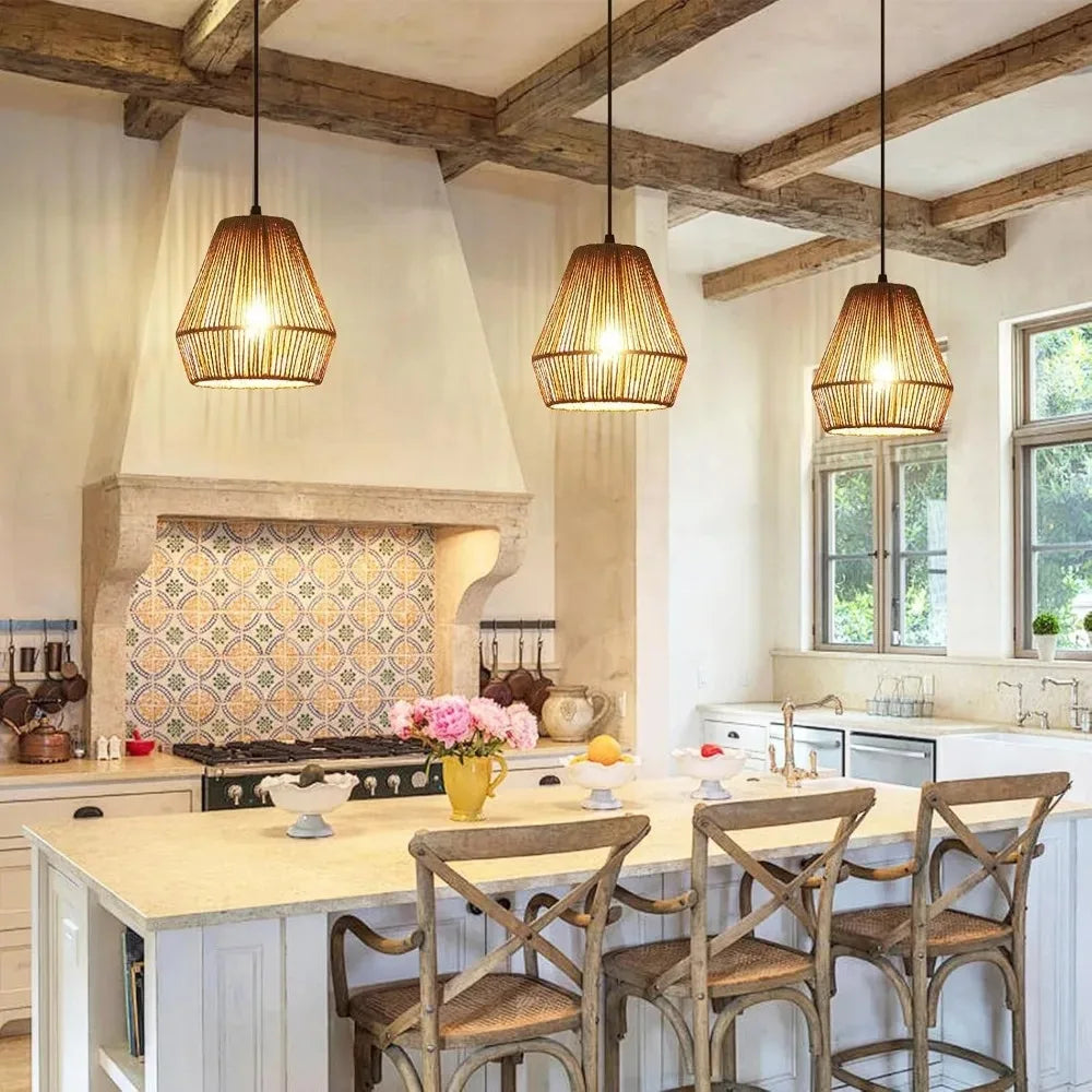 Boho Glass Pendant Ceiling Light