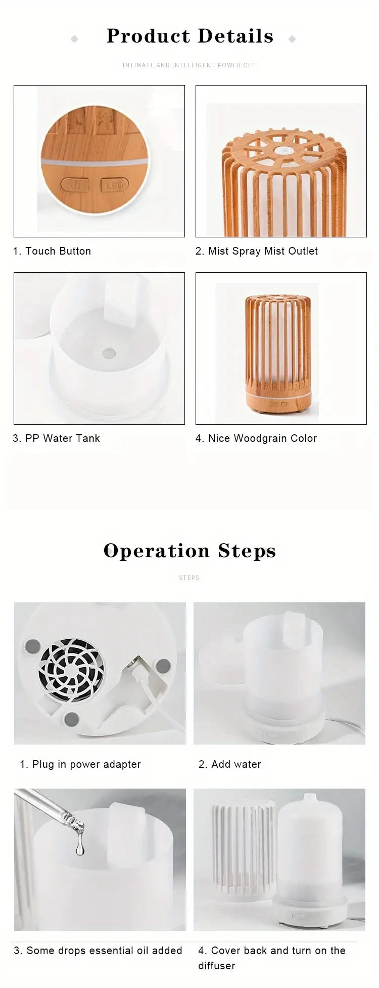 Birdcage Ultrasonic Aromatherapy Humidifier