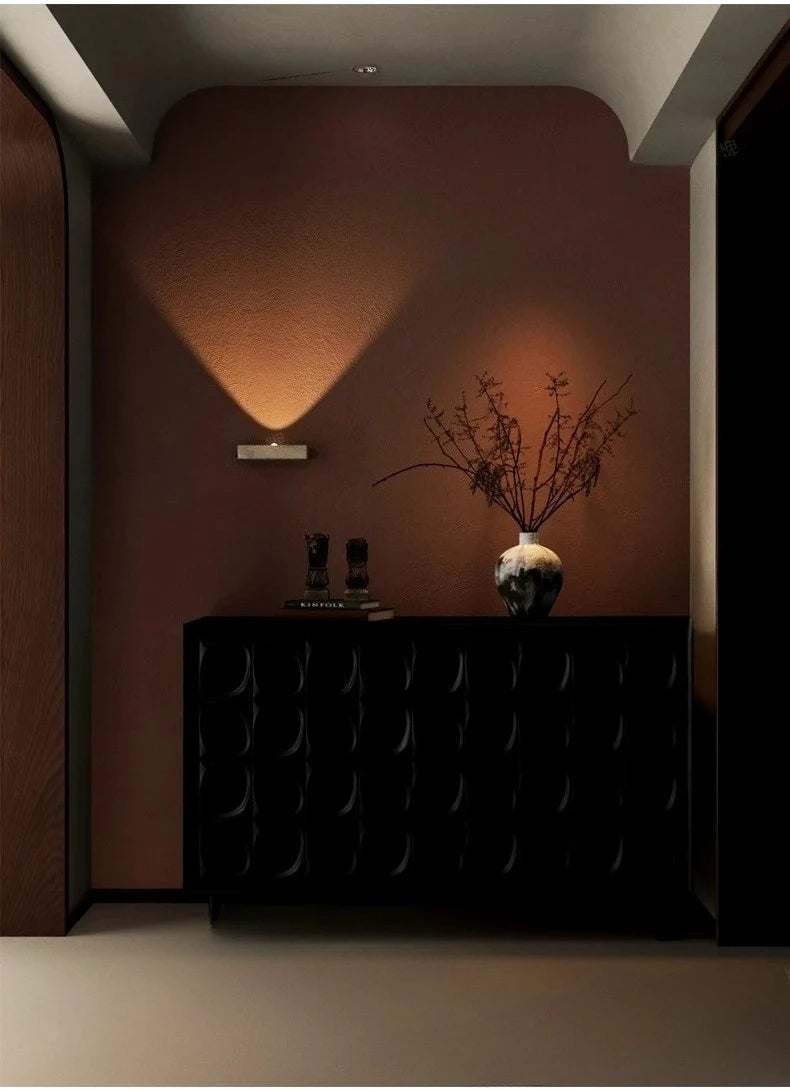 Travertine Wall Sconce | Wabi-Sabi Marble Ambient Wall Light