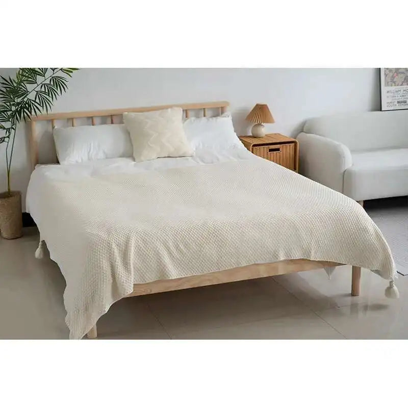 Nordic Knitted Throw Blanket