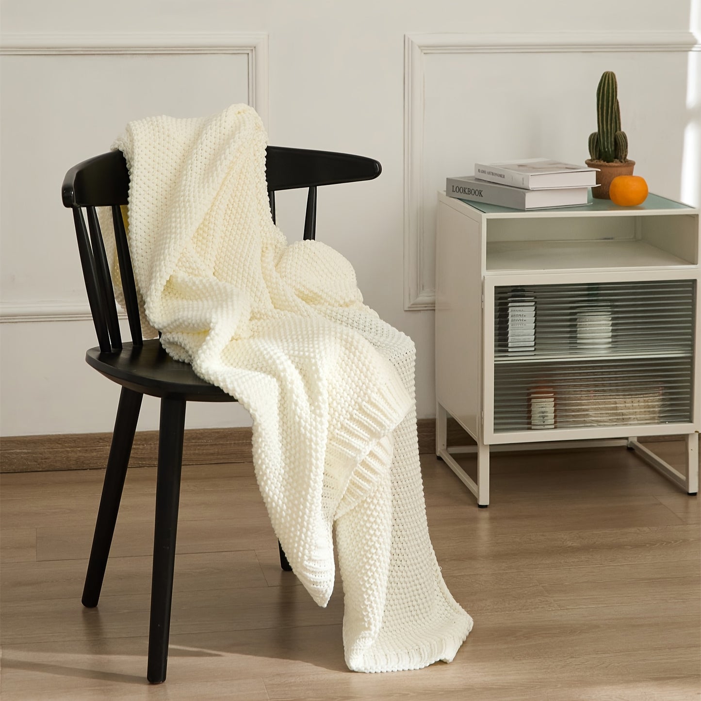 Vintage Cozy Knit Throw Blanket – Soft Multi-Purpose All-Season Comfort | Aesthetic Glow