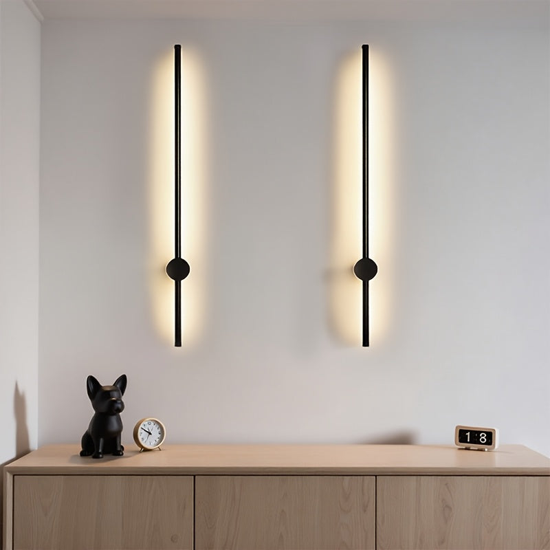 Modern Linear LED Wall Sconce | Adjustable Ambient Wall Light
