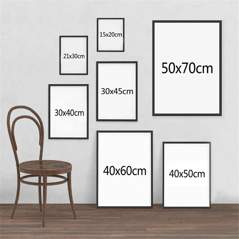 Abstract Matisse Line Art Canvas – Minimalist Modern Wall Decor