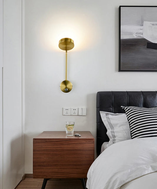 Touch Dimmable LED Wall Lamp – Modern Bedside Sconce