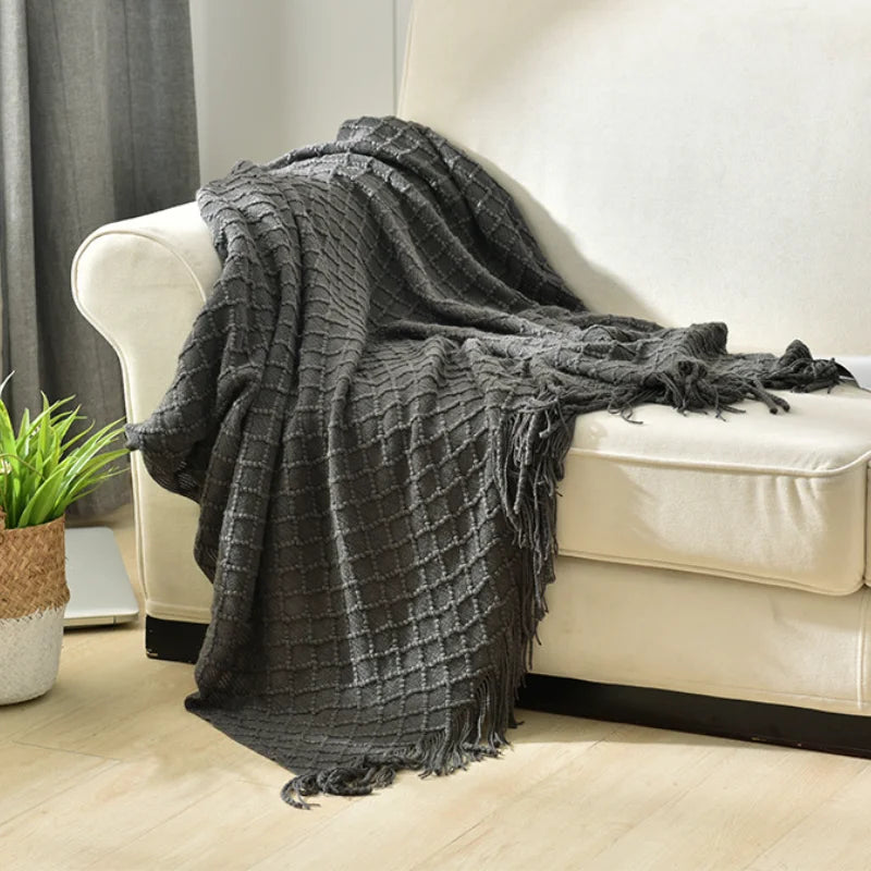 Nordic Woven Throw Blanket
