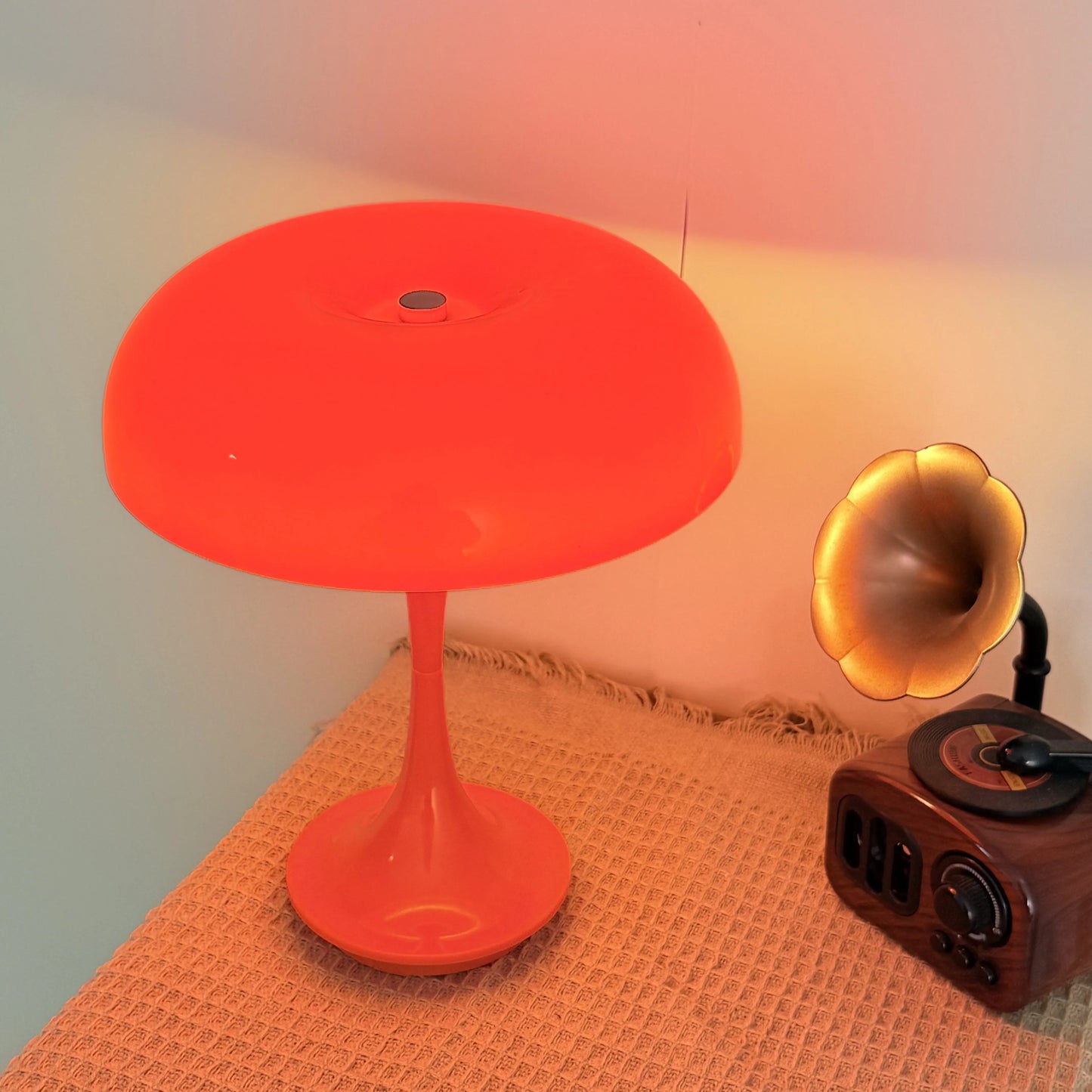 Mushroom Table Lamp – Touch Control Rechargeable LED