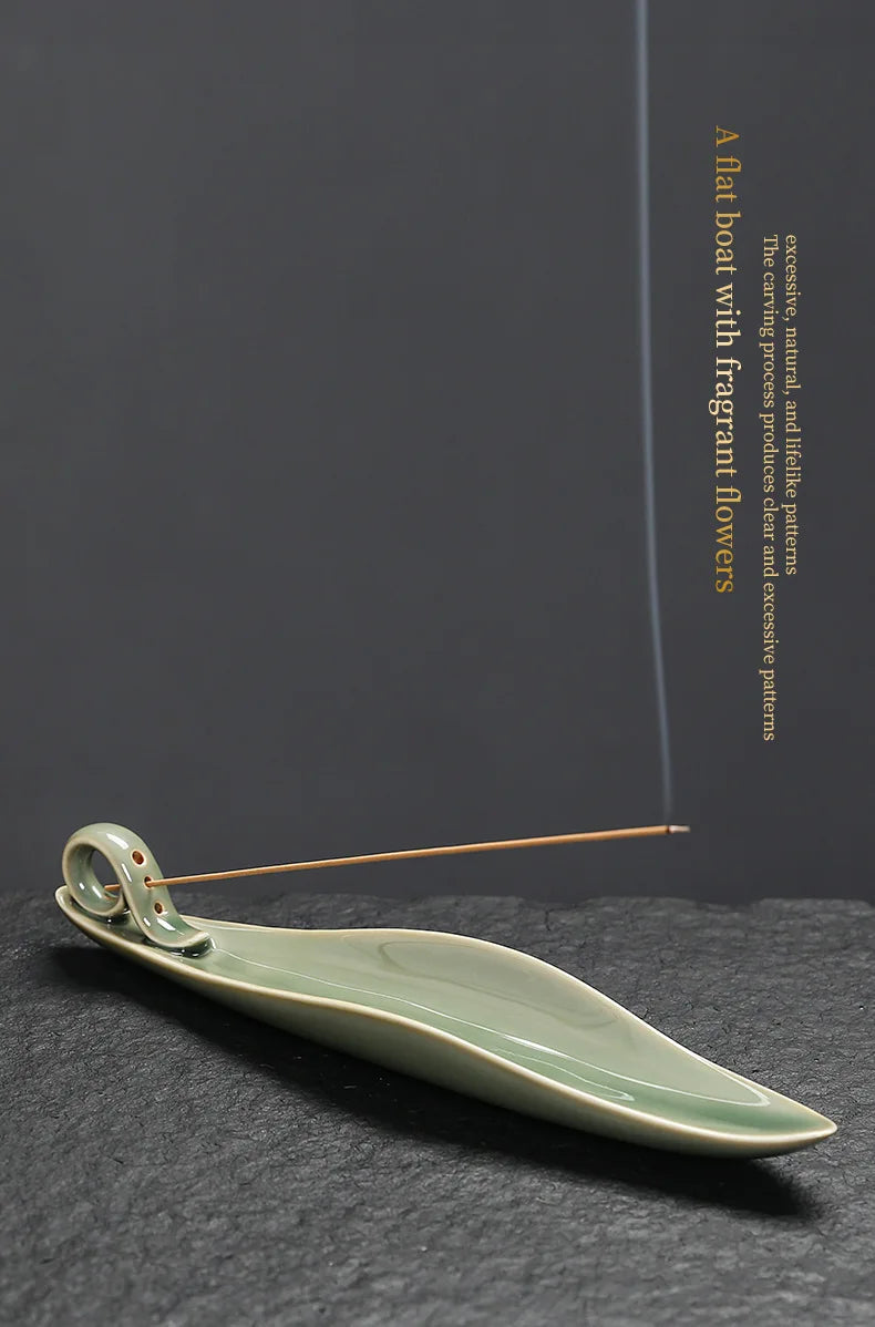 Celadon Glaze Ceremony Incense Holder