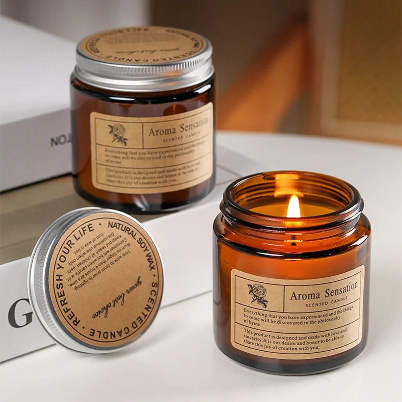 Smokeless Soy Wax Candle | Minimalist Aromatherapy Candle