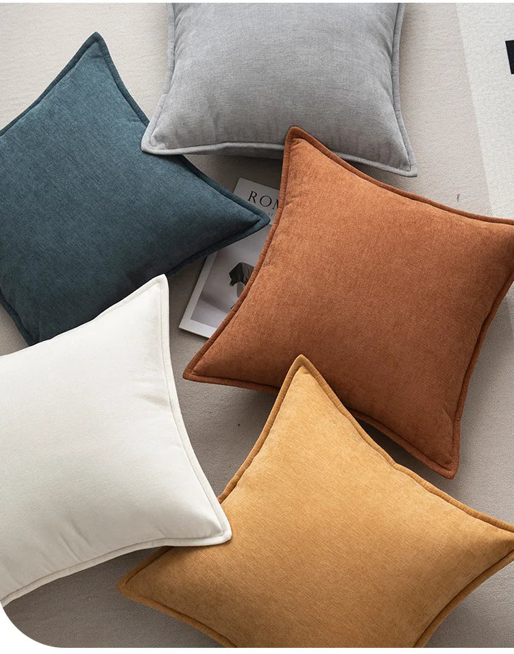 Retro Chenille Decorative Throw Pillow Covers
