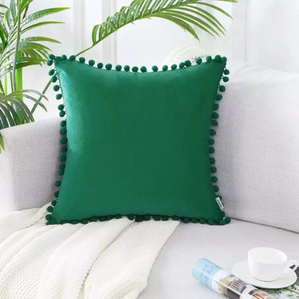 Velvet Neutral Cushion Cover