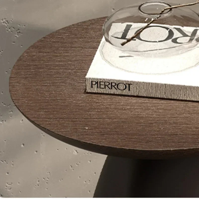 Vintage Wooden Coffee Table — Nordic Antique Living Room Accent Table