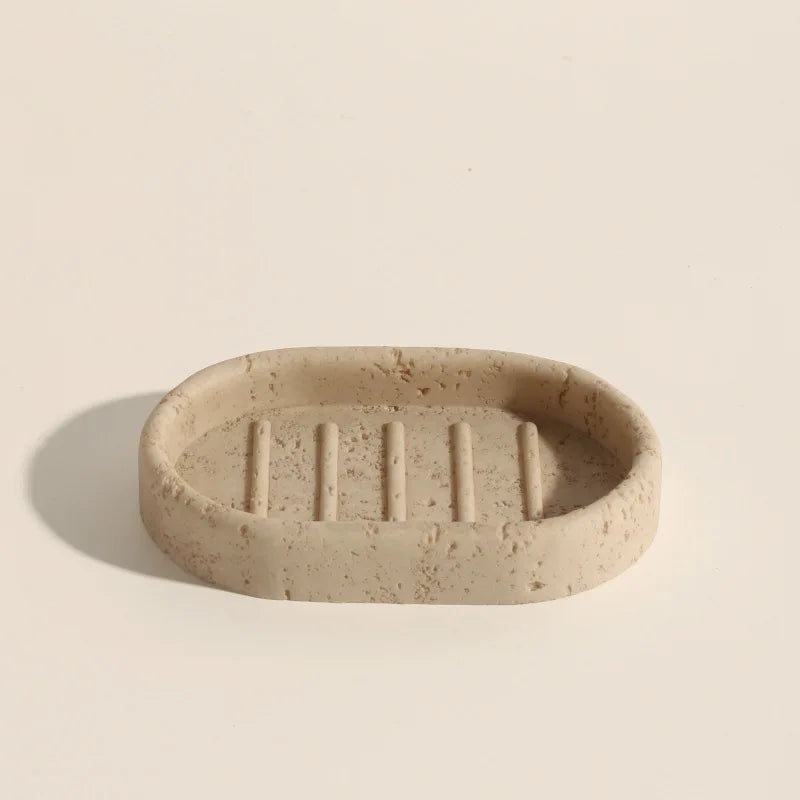 Travertine Bathroom Accessories Set 4 Piece