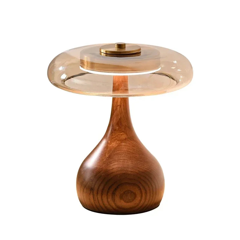 Wooden Retro Floor Lamp for Living Room and Bedroom