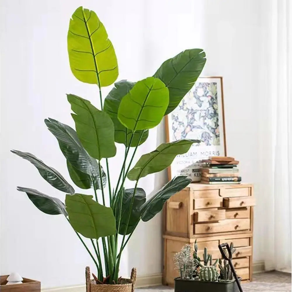 Large Faux Banana Palm Tree – Lush Tropical Greenery for Modern Homes