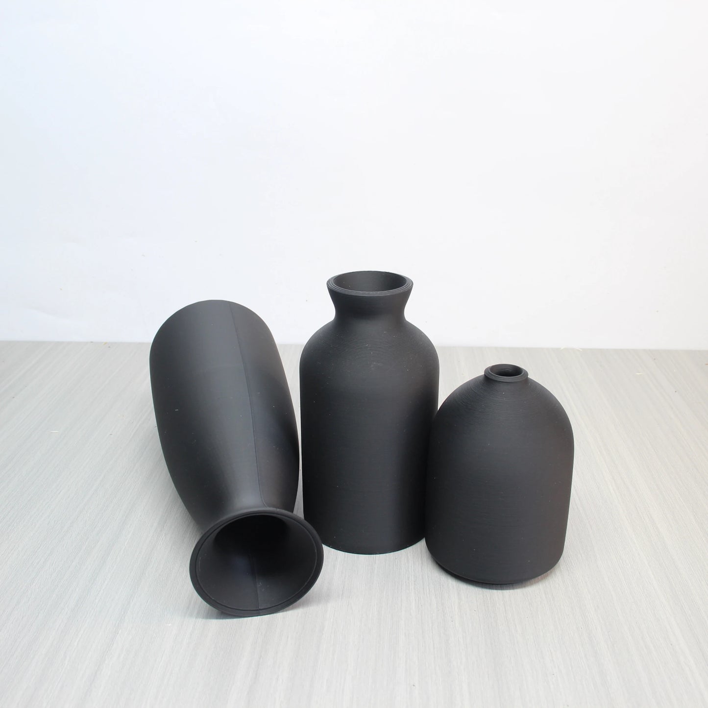 VintageGlow Vase Trio — Modern Ceramic Set