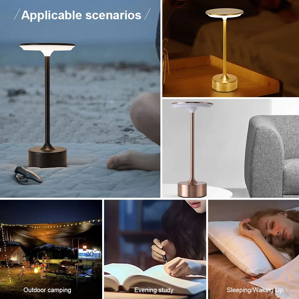 Luna Touch Lamp — Rechargeable Ambient Night Light
