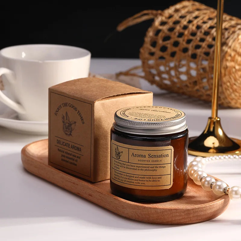 Smokeless Soy Wax Candle | Minimalist Aromatherapy Candle