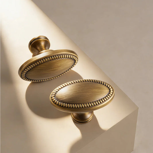 Solid Brass Cabinet Handles – French Vintage Luxury Hardware
