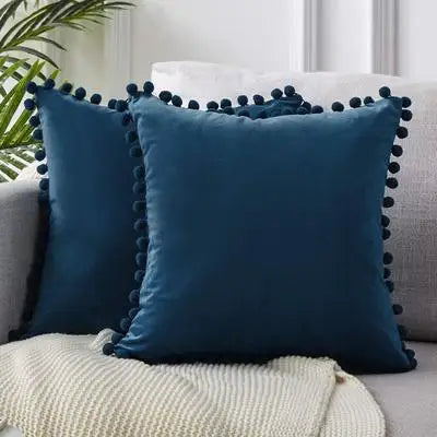 Velvet Neutral Cushion Cover