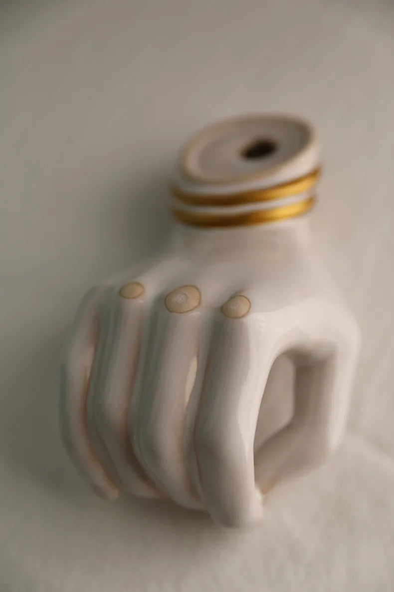 Serenity Palm Ceramic Incense Holder