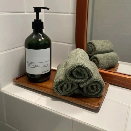 Solid Walnut Serving Tray – One-Piece Wood Board for Coffee, Tea & Snacks