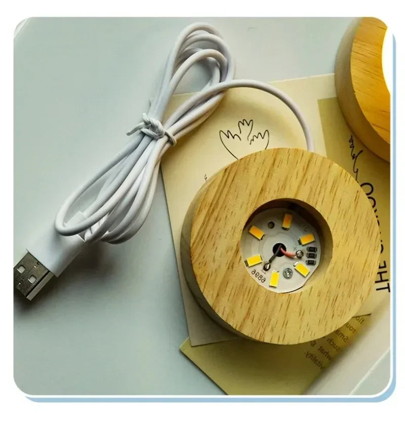 Aesthetic Moon Crystal Sphere Lamp