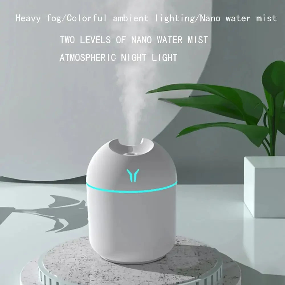 250ml Portable USB Aroma Diffuser & Mini Humidifier
