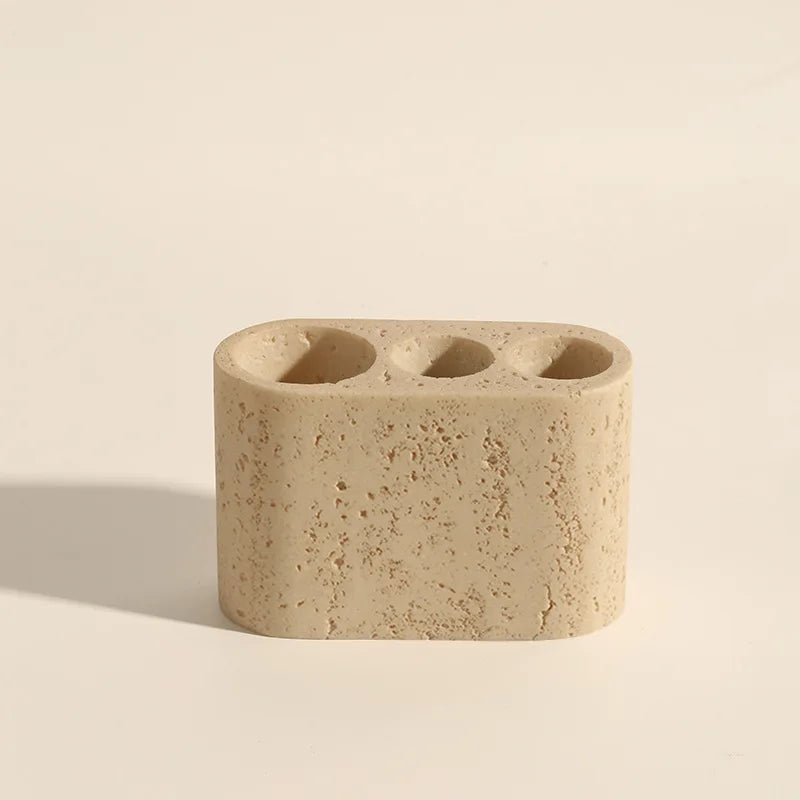 Travertine Bathroom Accessories Set 4 Piece