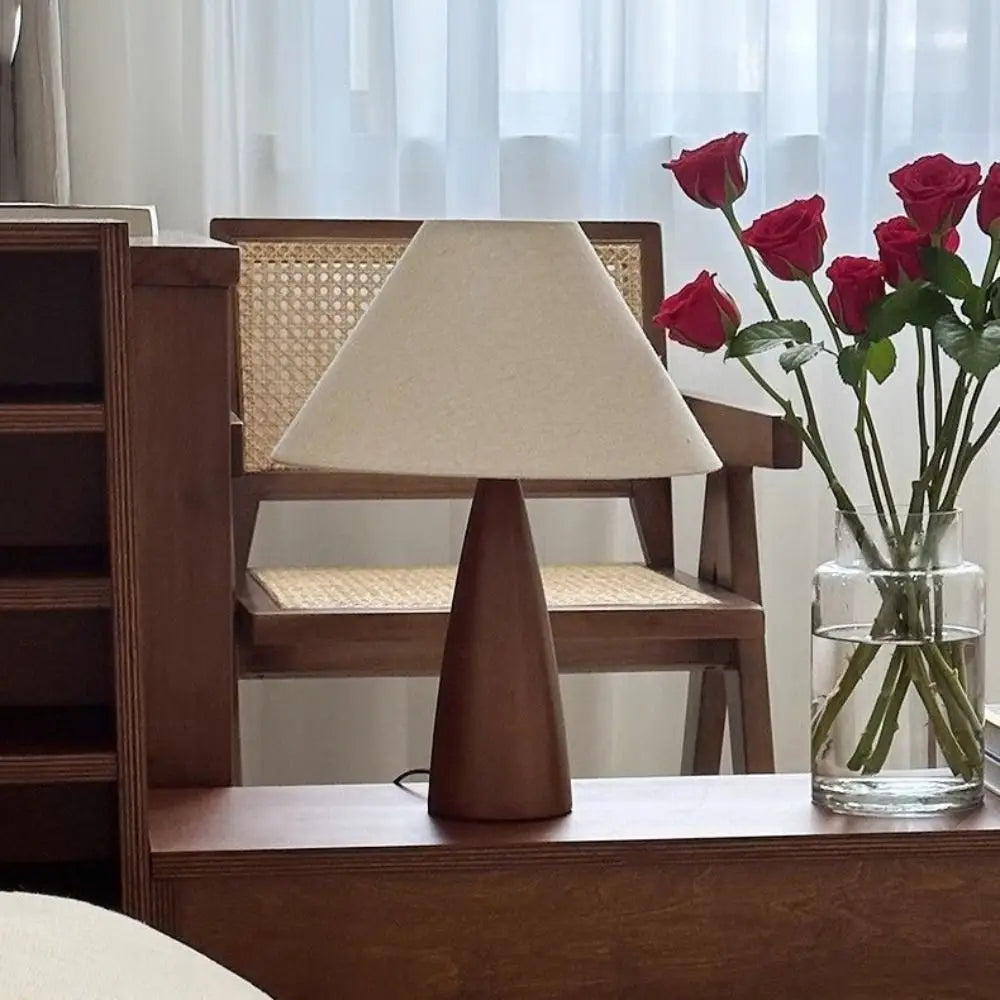 VintageGlow Fabric Lamp — Cozy Retro Atmosphere