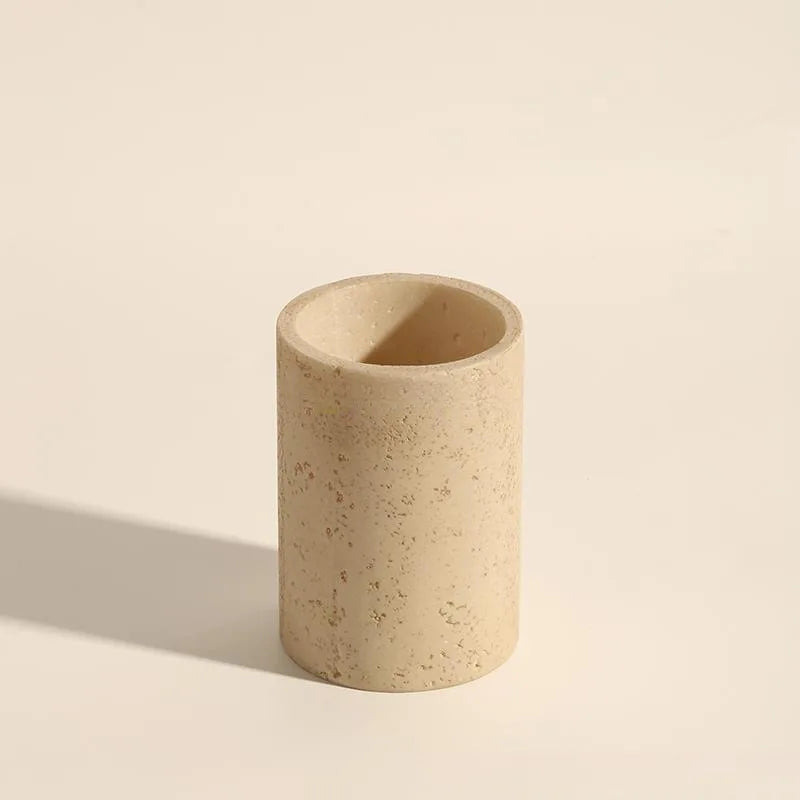 Travertine Bathroom Accessories Set 4 Piece