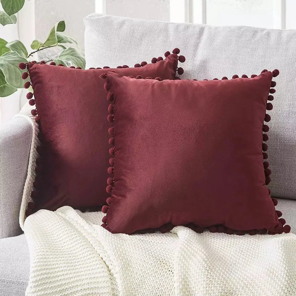 Velvet Neutral Cushion Cover