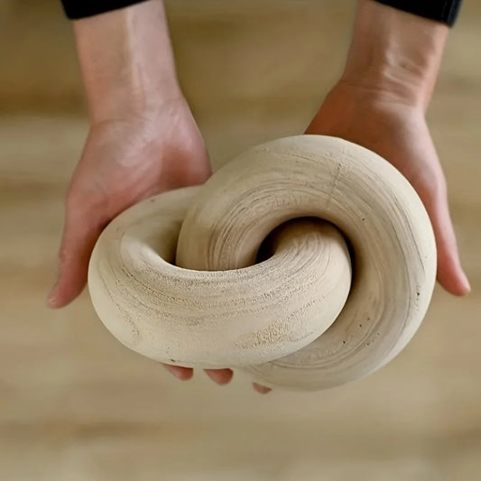 Wooden Chain Link Sculpture