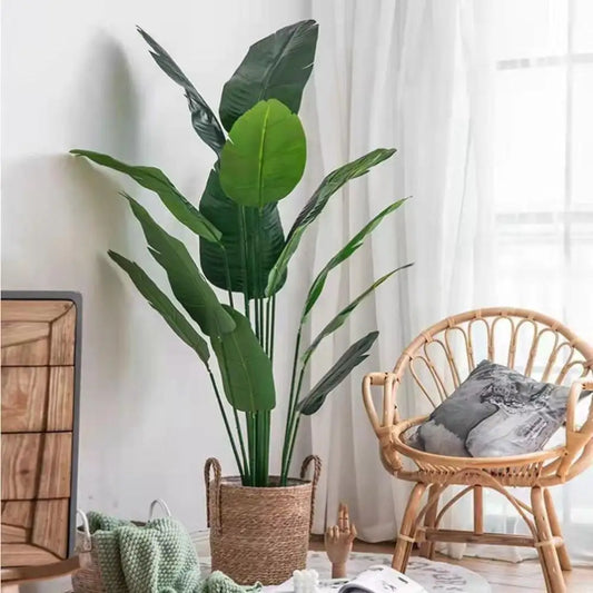 Large Faux Banana Palm Tree – Lush Tropical Greenery for Modern Homes