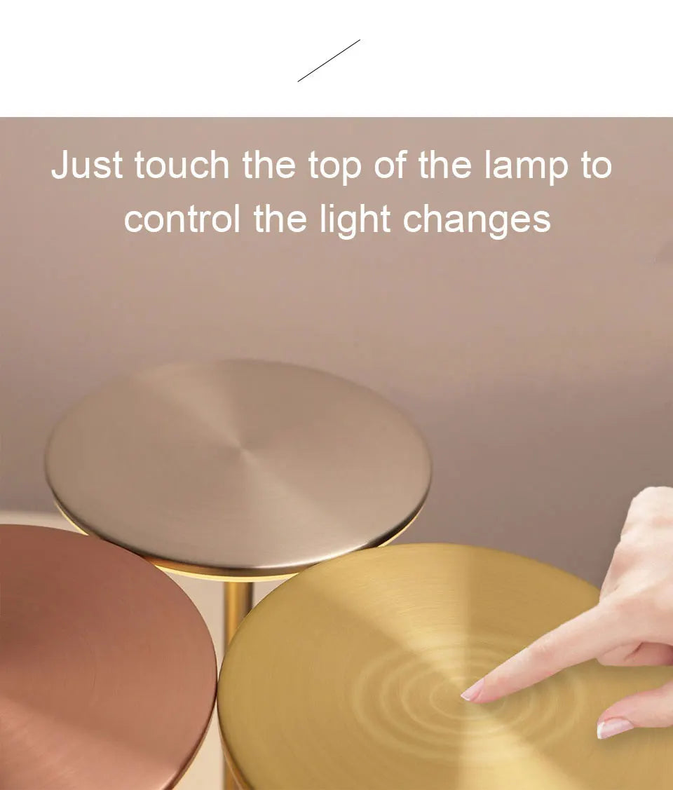 Luna Touch Lamp — Rechargeable Ambient Night Light