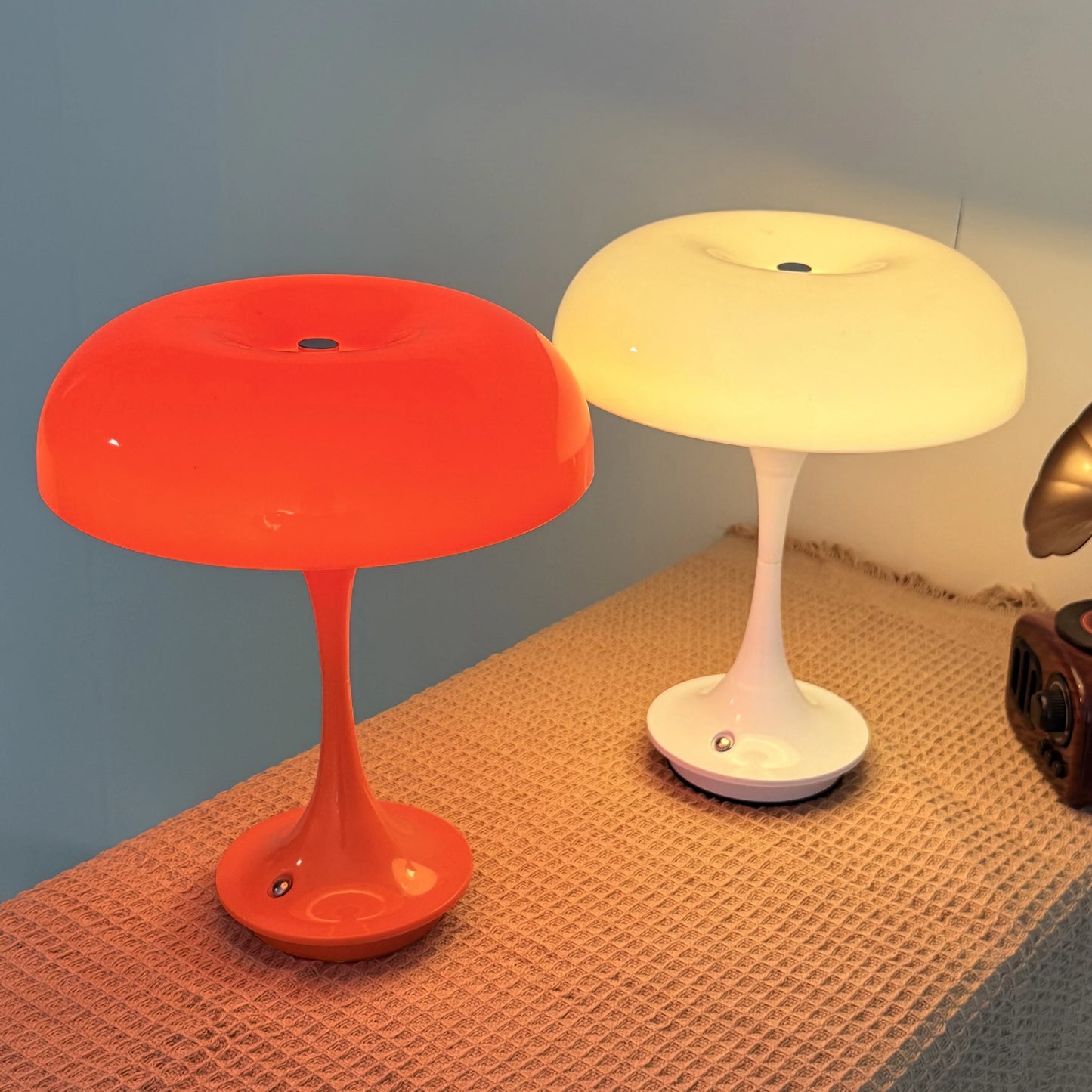 Mushroom Table Lamp – Touch Control Rechargeable LED