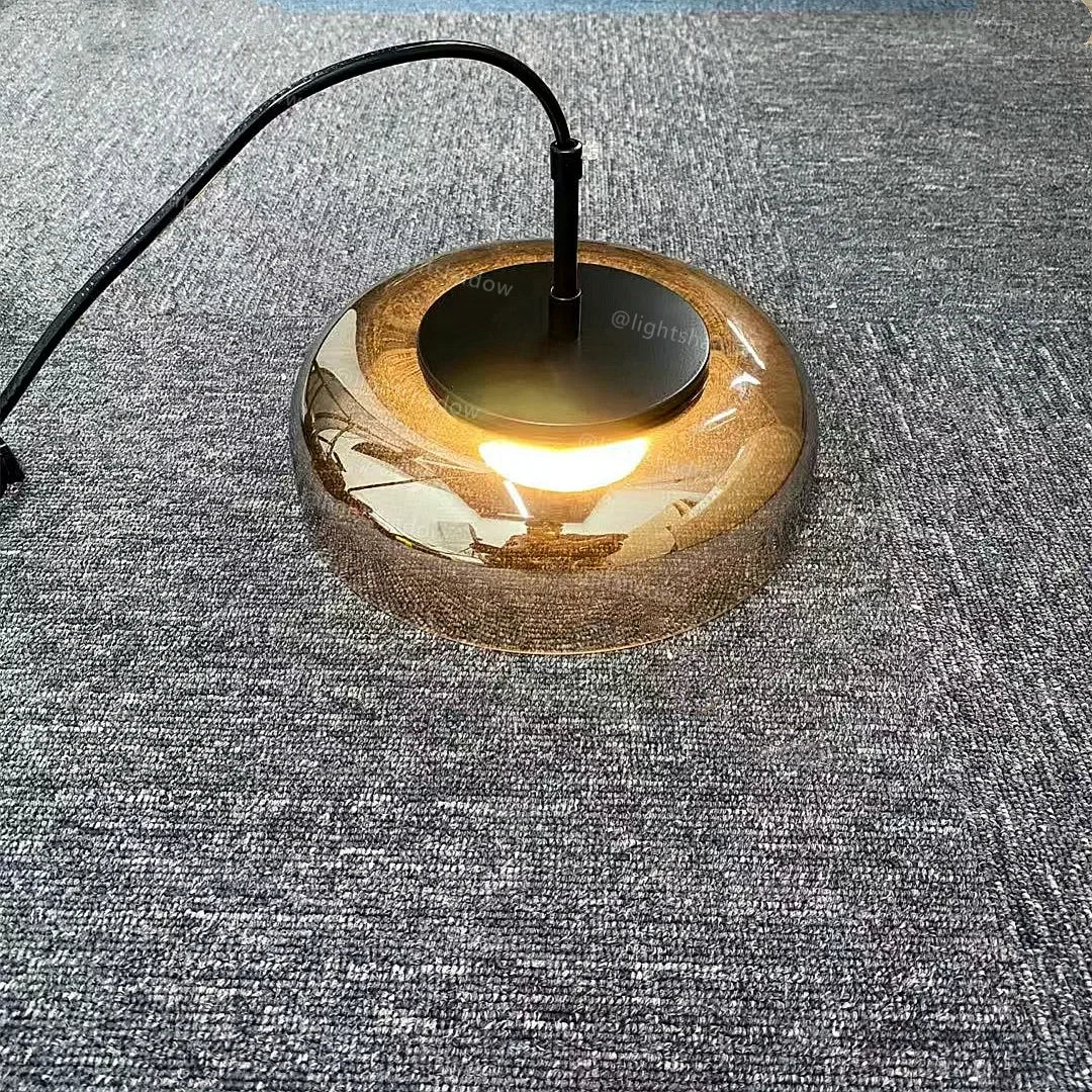 Modern Glass Bowl Pendant Light | Nordic LED Hanging Lamp