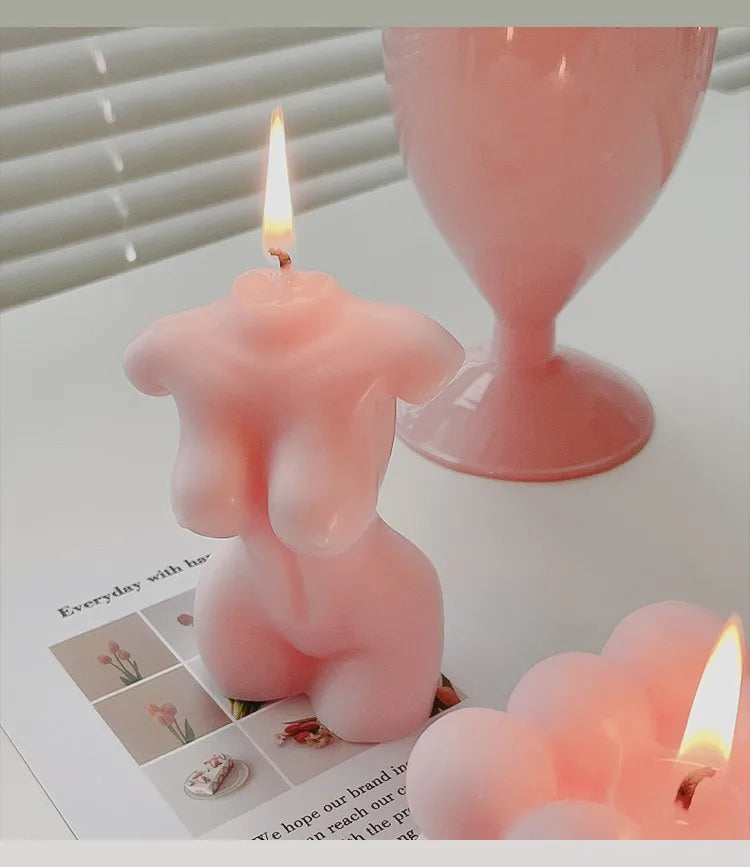 Aesthetic Aromatherapy Candle – Photo Prop & Home Décor Accent