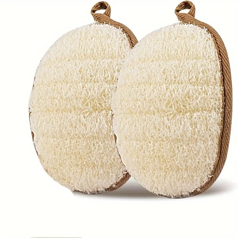 Natural Loofah Body Sponge – Handheld Exfoliating Scrubber