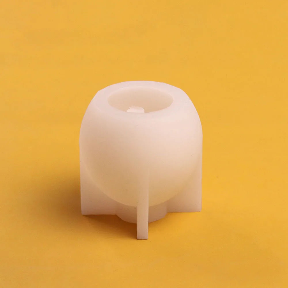 Aesthetic Cement Vase Duo