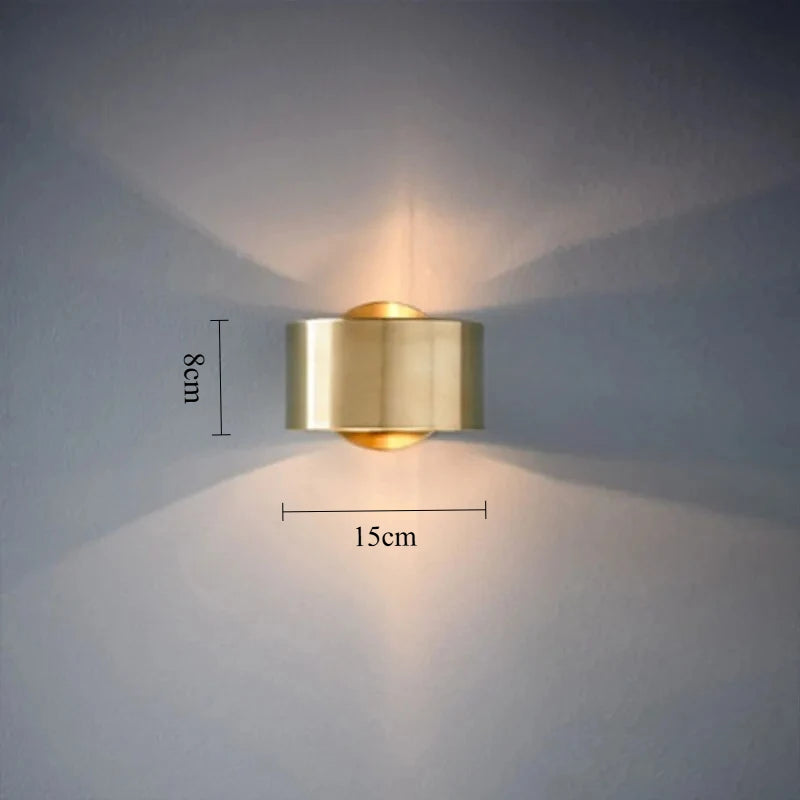 Aura Gold Wall Lamp — Minimal Luxe Lighting