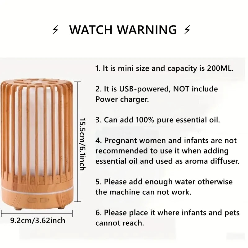 Birdcage Ultrasonic Aromatherapy Humidifier