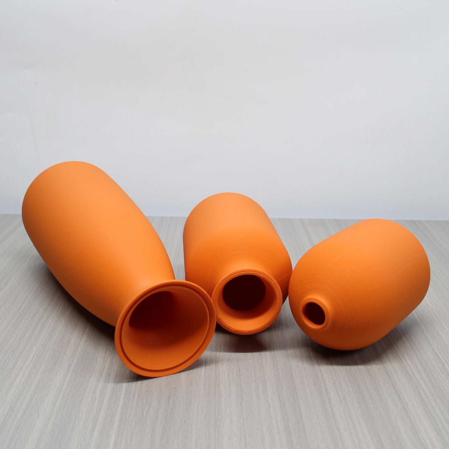 VintageGlow Vase Trio — Modern Ceramic Set