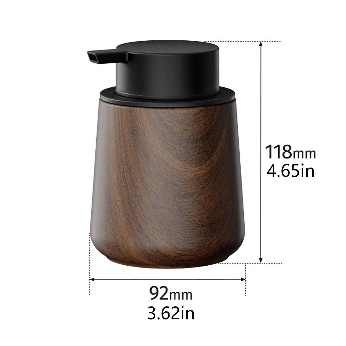 Modern Bathroom Soap Dispenser and Toothbrush Holder Set