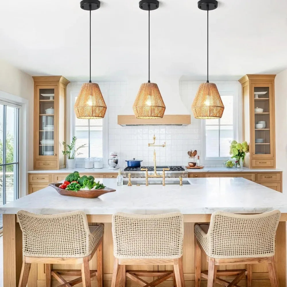 Boho Glass Pendant Ceiling Light