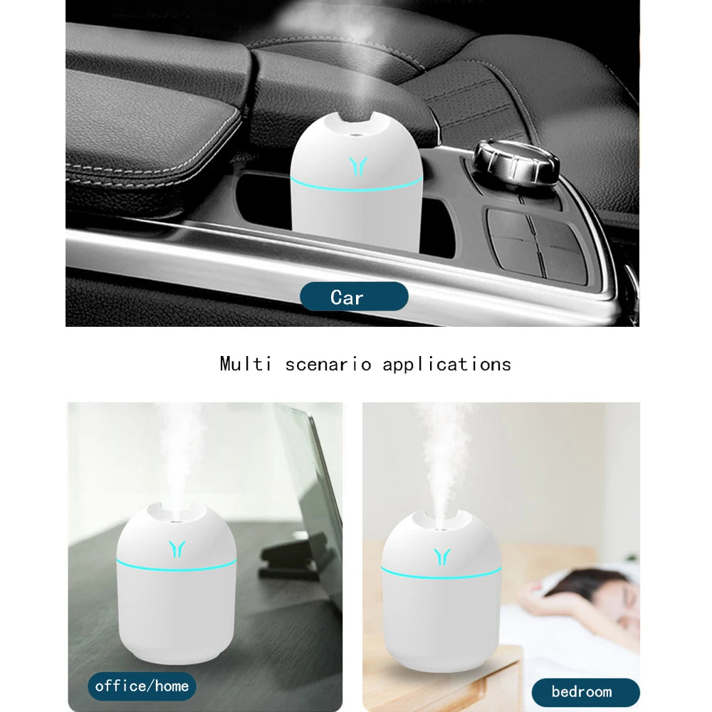 250ml Portable USB Aroma Diffuser & Mini Humidifier