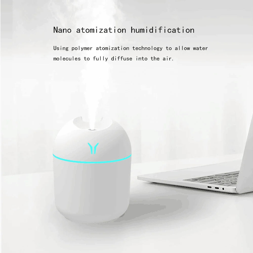 250ml Portable USB Aroma Diffuser & Mini Humidifier