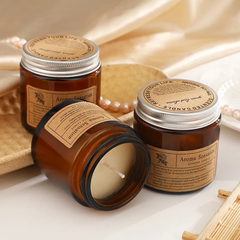 Smokeless Soy Wax Candle | Minimalist Aromatherapy Candle