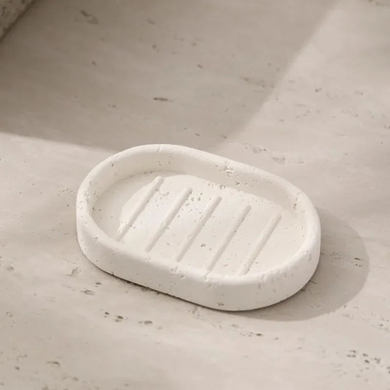 Stone Toothbrush Holder — Minimal Bathroom Organizer