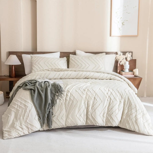 Boho Tufted Duvet Cover Set – Soft & Cozy Bedding