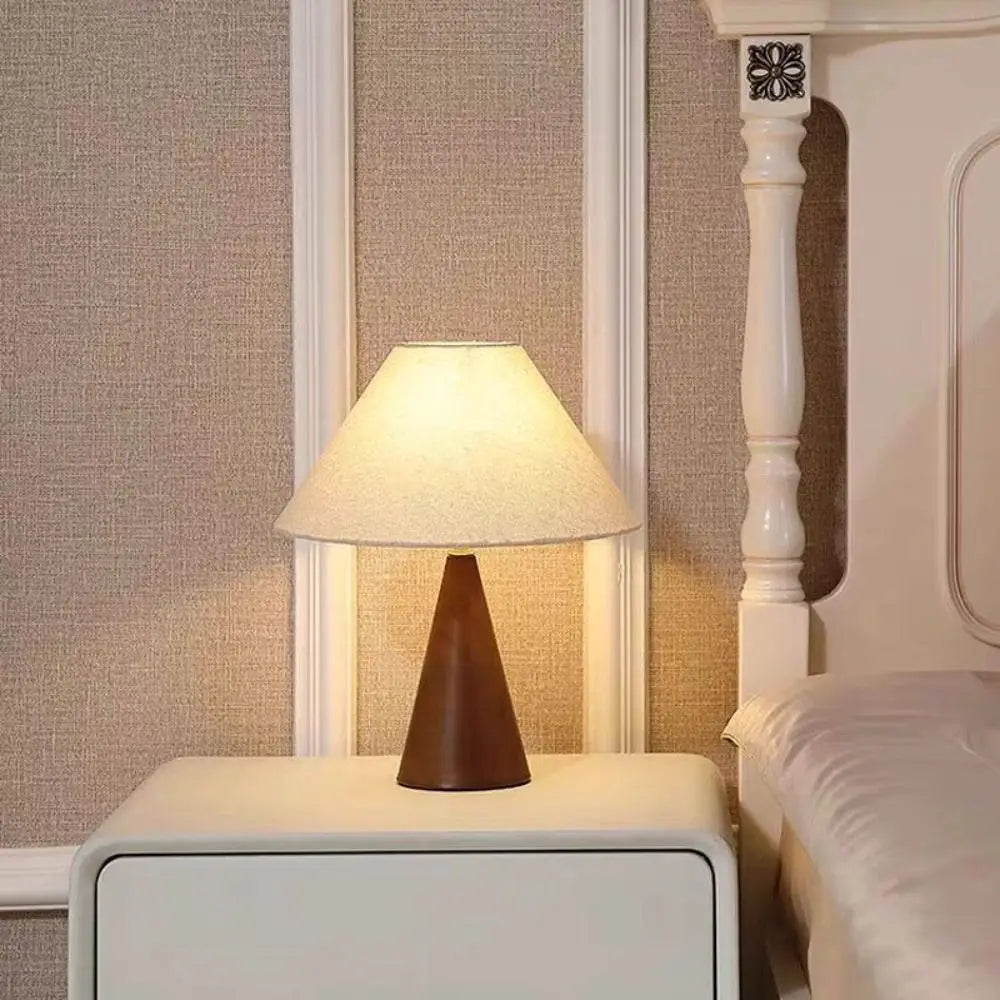 VintageGlow Fabric Lamp — Cozy Retro Atmosphere